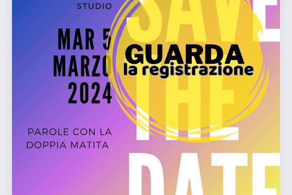 Registrazione SDS - Parole con la doppia matita