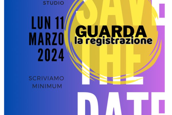 Registrazione SDS - Scriviamo minimum