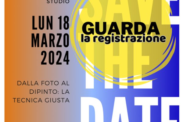 Registrazione SDS - dalla foto al dipinto