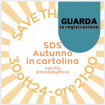 REGISTRAZIONE SDS - Autunno in cartolina