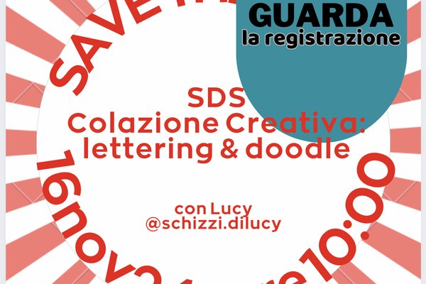 REGISTRAZIONE SDS - Colazione creativa: illustrazione e lettering