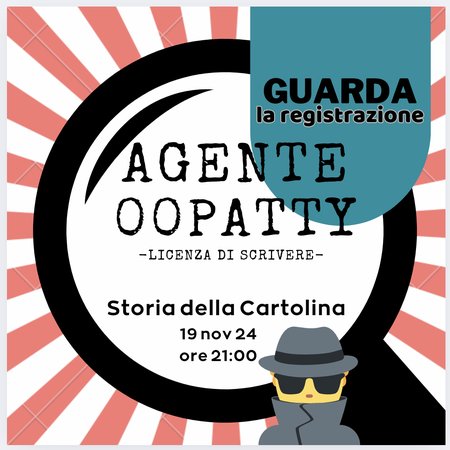 REGISTRAZIONE 00Patty - Storia della Cartolina