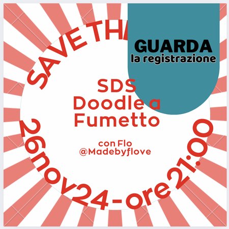 REGISTRAZIONE SDS - Doodle a fumetto