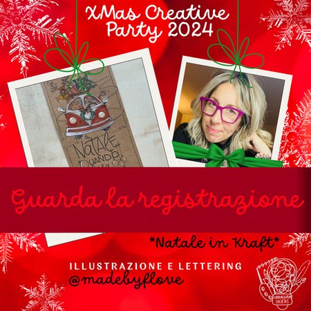 REGISTRAZIONE XCP24 - NATALE IN KRAFT - Laboratorio di illustrazione e lettering