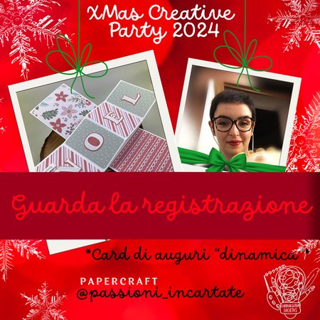 REGISTRAZIONE XCP24 - CARD DI AUGURI DINAMICA - Laboratorio di papercraft