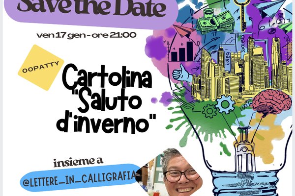 00Patty - Cartolina "Saluto d'inverno"