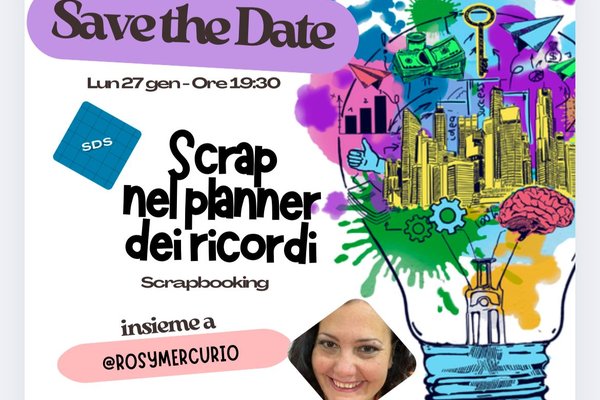 SDS - Facciamo scrap nel planner dei ricordi 2025