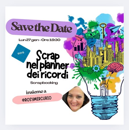 SDS - Facciamo scrap nel planner dei ricordi 2025