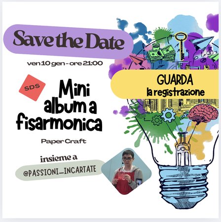 REGISTRAZIONE SDS - Minialbum a fisarmonica