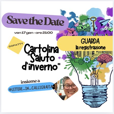 REGISTRAZIONE 00Patty - Cartolina "Saluto d'inverno"