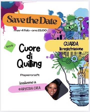 REGISTRAZIONE SDS Cuore di quilling
