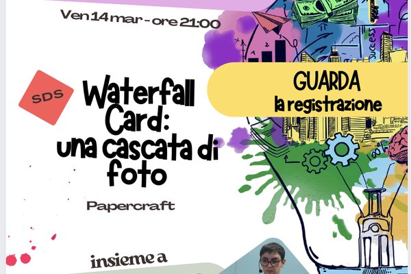 REGISTRAZIONE Waterfall card: una cascata di foto