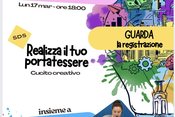 REGISTRAZIONE SDS Realizza il tuo porta tessere