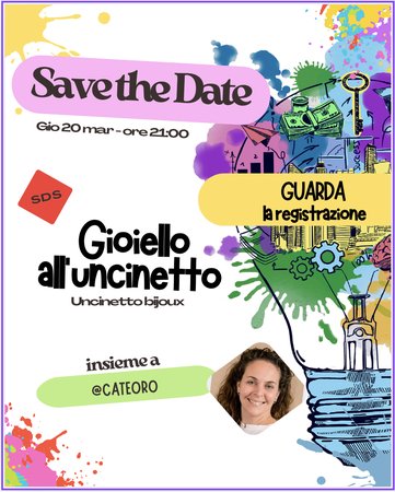 REGISTRAZIONE SDS Gioiello all'uncinetto