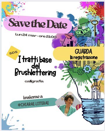 REGISTRAZIONE SDS I tratti base del brush lettering