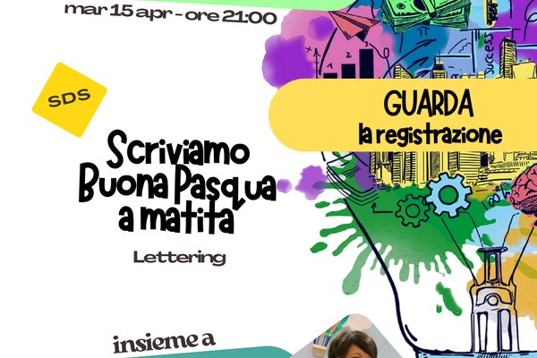 REGISTRAZIONE SDS - Scriviamo Buona Pasqua a matita
