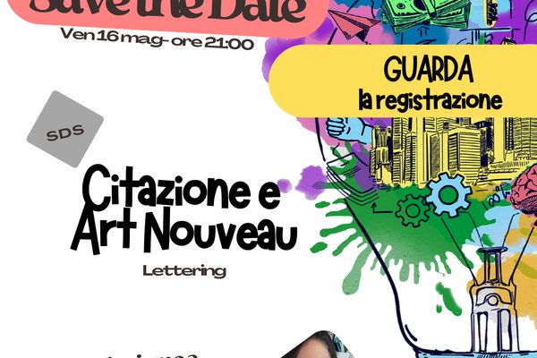 REGISTRAZIONE SDS - Citazioni e art nouveau