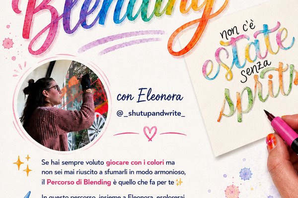 PerCorso  Il Blending nel lettering