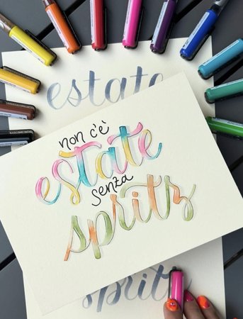 PerCorso  Il Blending nel lettering