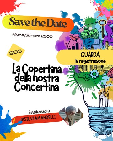 REGISTRAZIONE SDS - La copertina della nostra Concertina