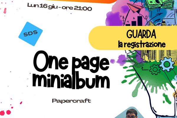 REGISTRAZIONE SDS - One page minialbum