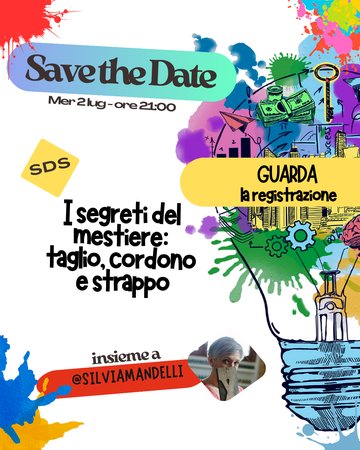 REGISTRAZIONE SDS - I segreti del mestiere: taglio, cordono e strappo