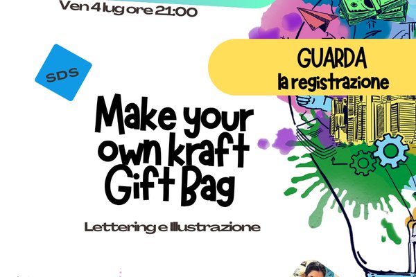 REGISTRAZIONE SDS - Make your own kraft gift bag