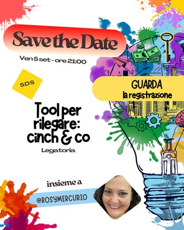 REGISTRAZIONE SDS - Tool per rilegare: cinch & co