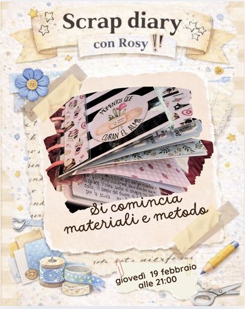Scrap Diary- Si comincia: materiali e metodi