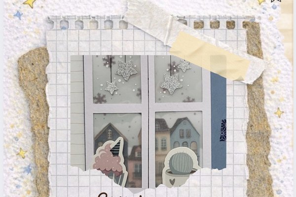 Journaling Creativo - Coverpage finestra