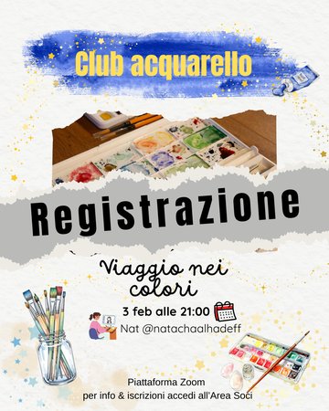 REGISTRAZIONE Club Acquarello - Viaggio nei colori