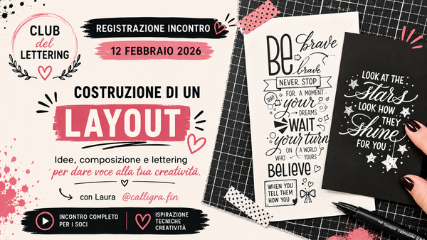 YT Club Lettering - Come definire un layout