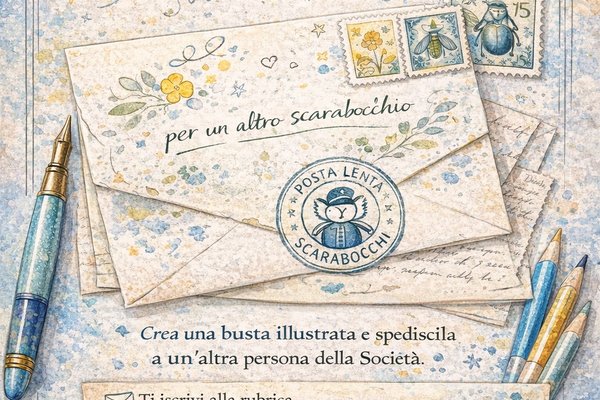 📮 Scambio di buste decorate -  Rubrica 00Patty, la postina degli scarabocchi