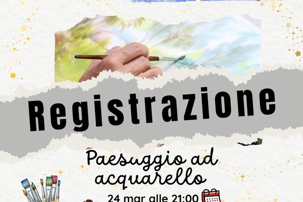 REGISTRAZIONE Club Acquarello - Paesaggio ad acquerello