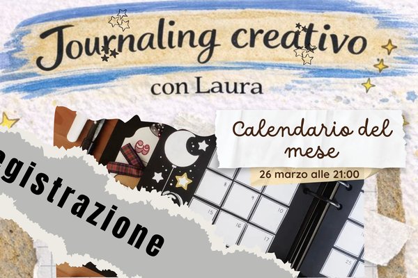 REGISTRAZIONE Journaling Creativo - Calendario del mese