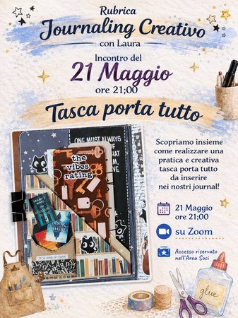 Journaling Creativo - Tasca Porta Tutto