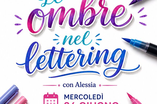 Le ombre nel lettering