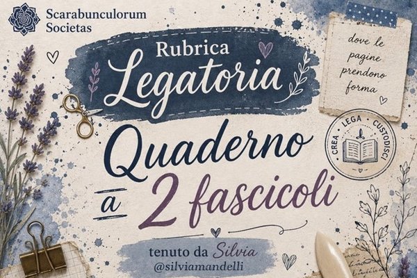 Legatoria creativa - Quaderno a 2 fascicoli