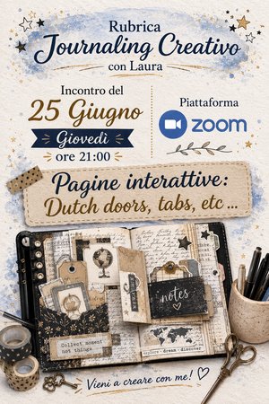 Journaling Creativo - Pagine interattive ì: dutch doors, tabs, etc...