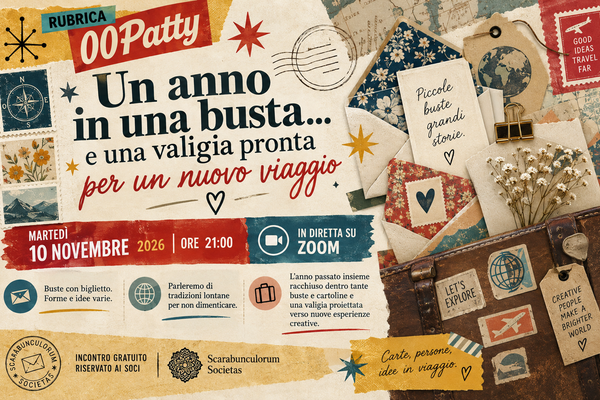 00Patty - Un anno in una busta... e una valigia pronta per un nuovo viaggio
