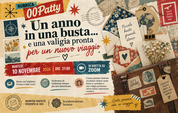 00Patty - Un anno in una busta... e una valigia pronta per un nuovo viaggio