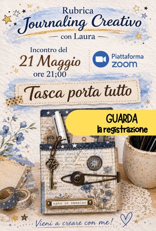 REGISTRAZIONE Journaling Creativo - Tasca Porta Tutto