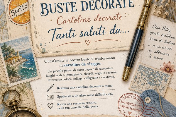 💌 Secondo Scambio Creativo 2026 – Cartoline Decorate tra Soci