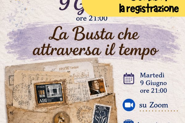 REGISTRAZIONE 00PATTY 2026 - La busta che attraversa il tempo