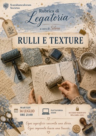 Legatoria creativa - Rulli e texture