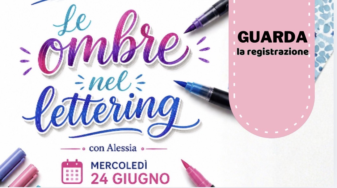 REGISTRAZIONE Club Lettering - Le ombre nel lettering