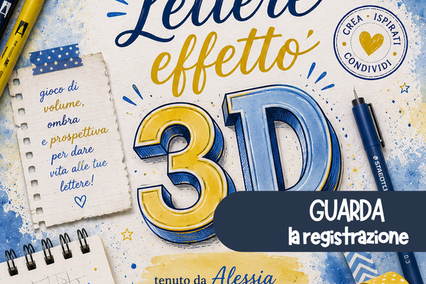 REGISTRAZIONE Club Lettering - Lettere effetto 3D