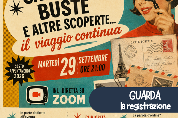 REGISTRAZIONE 00Patty - Cartoline, buste e altre scoperte... il nostro viaggio continua