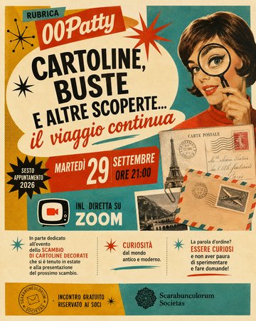 Agente 00Patty - Cartoline, buste e altre scoperte... il nostro viaggio continua